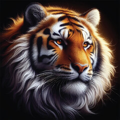 Fototapeta premium head of tiger