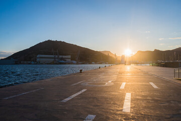 Cityscape of Cartagena, Spain