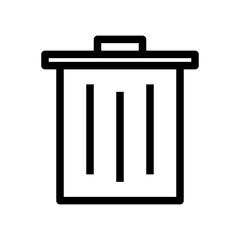 Trash Icon - Minimalist UI Style 2