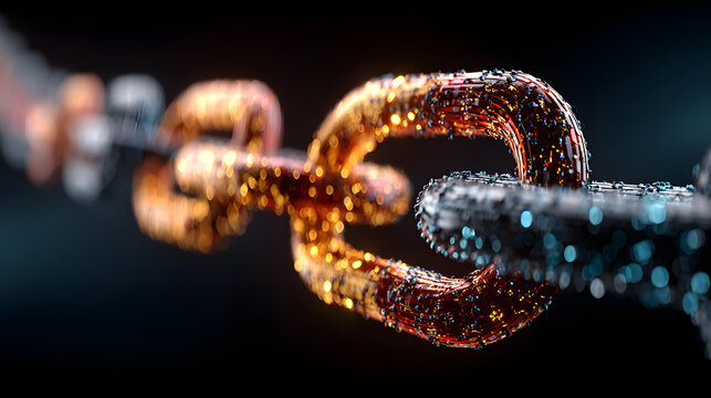Blockchain technology background. Cryptocurrency fintech blockchain network and programming concept. Abstract Segwit. Abstract concept programming network chain block fintech cryptocurrency background