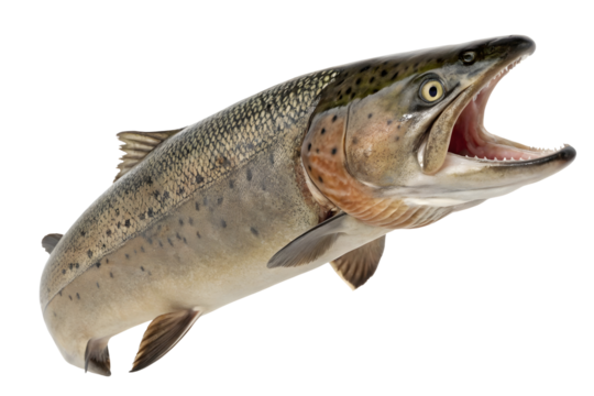 fish isolated on white background