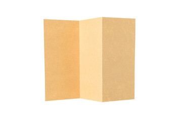Blank card ready for your design, isolated on white, PNG