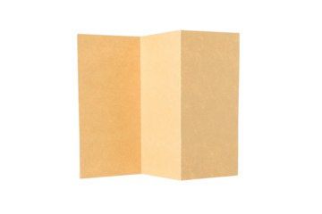 Blank card ready for your design, isolated on white, PNG