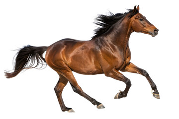 Obraz premium horse isolated on white background