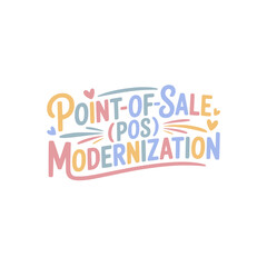 Fototapeta premium Modern Point-of-Sale System Upgrade