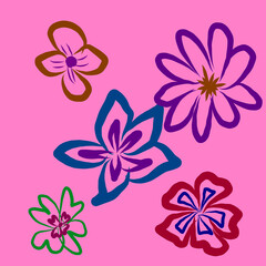 abstract floral background