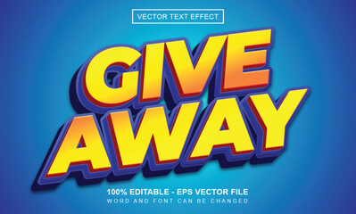 Give away text effect