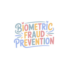 Biometric Fraud Prevention Sticker Design