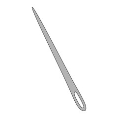 sewing needle vector