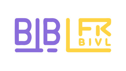 Bibl fr bivl logo design for branding and identity solutions for modern company and business concept