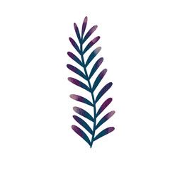 Green bush watercolor illustration for decoration on garden and nature landscape.