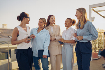 A Diverse Group of Talented Women Actively Engaging in Meaningful Professional Discussion