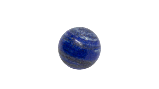 ソーダライトの丸玉（背景透過）