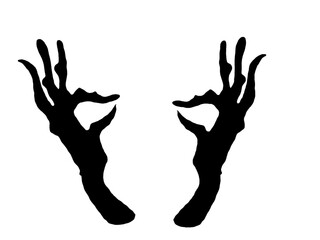 witch hands halloween