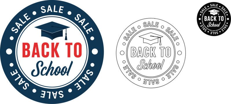 Grab school supplies at the back to school sale with this graduation cap icon.