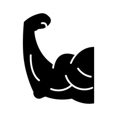 Arm muscle icon