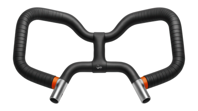 Butterfly handlebar with multiple hand positions for touring bicycles