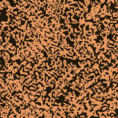 Splattered, oriental seamless pattern with abstract, irregular shapes. Modern and high-contrast graphic repeat camouflage wrapping design. Stylized, hand-drawn cut-out spotted art texture.