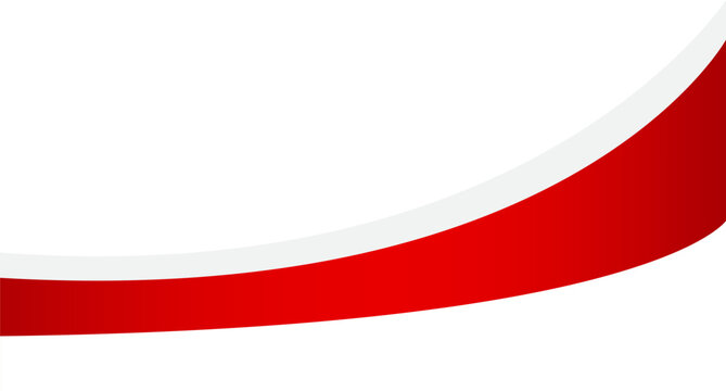 17th August Indonesia Independence Day Header Footer Abstract Decoration Design. Celebration of Indonesian Border Corner for Event, Banner, Backdrop, Media, Sale, Business, Advertising, Festival