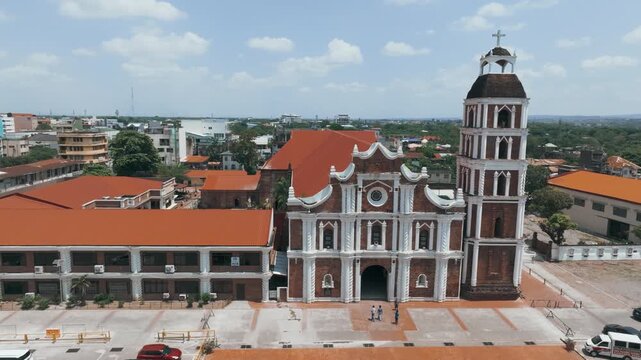 Aerial 4K Baroque Church, St. Peter Metropolitan Cathedral, Tuguegarao City
18th-century Baroque church, also known as Tuguegarao Cathedral, is the largest in Cagayan Valley