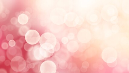 Blurred Light Red and Pink Bokeh Abstract Background, wallpaper background