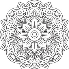 vector illustration of a flower