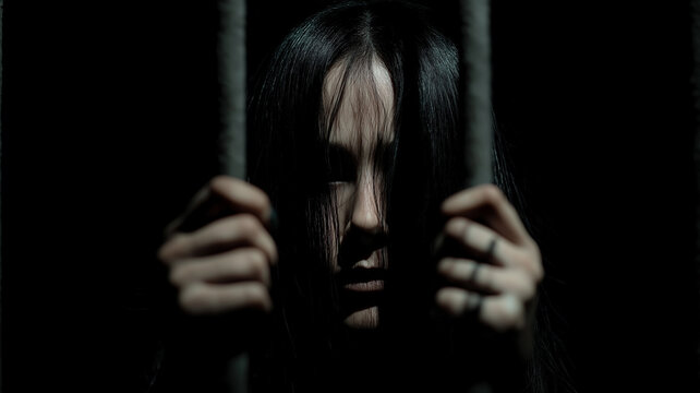 Silhouette Behind Bars – Symbol of Enforced Disappearances and Justice