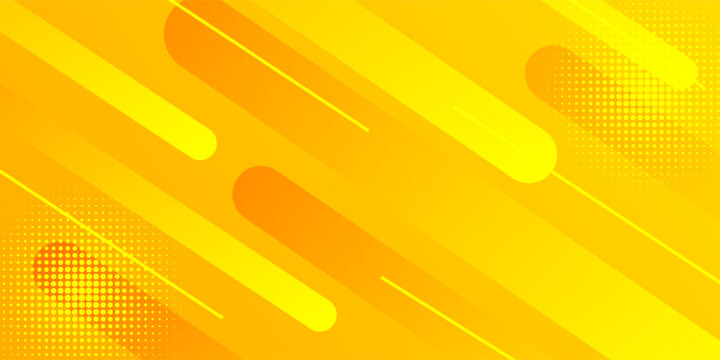 Bright orange-yellow gradient abstract dynamic background. Modern wallpapers. Suitable for templates, sale banners, events, ads, web and pages, vector
