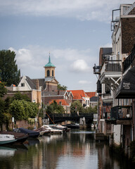 Fototapeta premium Architecture photography in the streets of Dordrecht, The Netherlands