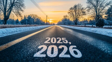 2025 to 2026 year in straight road