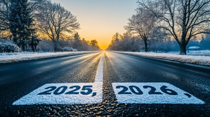 2025 to 2026 year in straight road