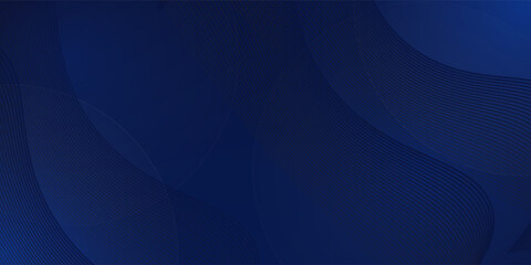 Premium background design with diagonal dark blue line pattern. Vector horizontal template for digital lux business banner, contemporary formal invitation, luxury voucher, prestigious gift certificate