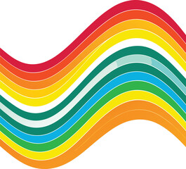 Obraz premium Colorful Seamless Vector of Geometric Sunburst Icons