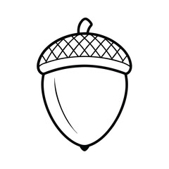 acorn vector illustration autumn fall season nut