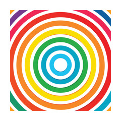 Colorful Seamless Vector of Geometric Flower Shapes