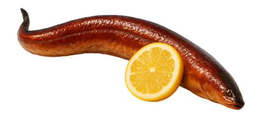 Scallop tempura with a crispy golden batter, presented on a bamboo mat with dipping sauce in a small bowl