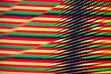 Sci-fi dot grid and glowing LED lines simulating futuristic interface and high-speed data transmission with abstract neon design elements