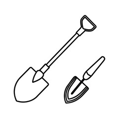 gardening trowel tools set for planting and diggin