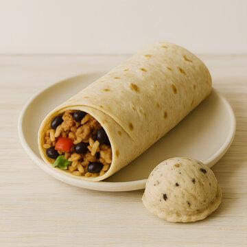 a bowl of burito
