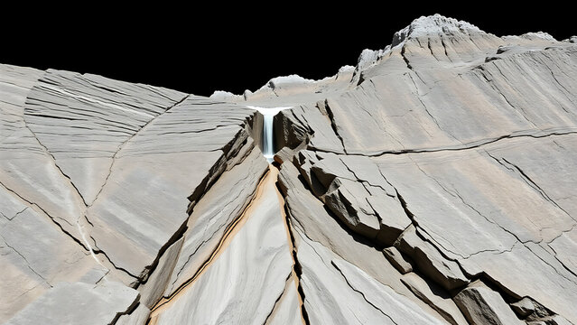 Reverse fault formation (16:9), public domain, dramatic thrust fault with older rocks over younger, mountain building context, 