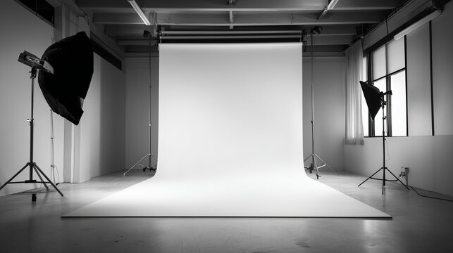 foto, fotostudio, atelier, fotoshooting, wei&szlig;e, hohlkehle, raum, innenausstattung, ausgeh&ouml;hlt, wand, 3d, architektur, diele, licht, zuhause, design, b&ouml;den, blank, galerie, hausflur, fenster, b&uuml;ro, aus