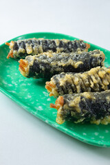 A view of a plate of gimmari.