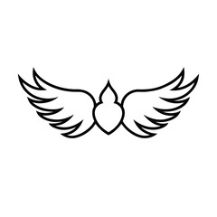 eagle with wings
