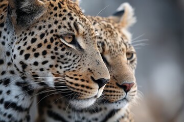 Fototapeta premium A leopard with its mate
