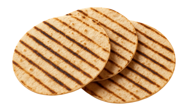 Thin-crust pizza with a charred edge, melted cheese strings, and a sprinkle of red chili flakes