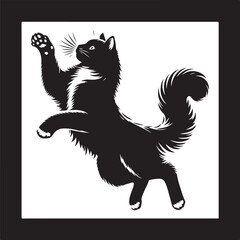 Cat Vector – Editable Flat Artwork