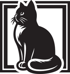 Cat Vector – Editable Flat Artwork