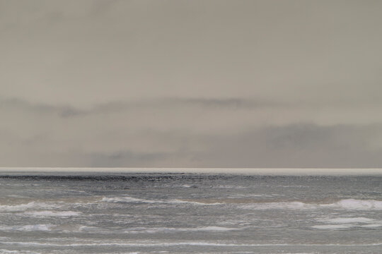 Vast ocean and stormy skies, Long Beach Peninsula, Washington