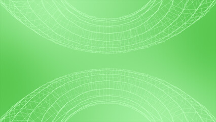 Digital Green background with dots and lines, white color simple plexus background