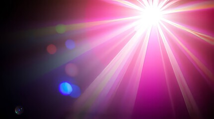 Radiant Burst of Light: A dynamic display of bright, vibrant energy and light explodes outward from a central point. The eye is drawn towards an overwhelming feeling of hope, and excitement.